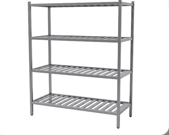 Slatted Kitchen Shelf