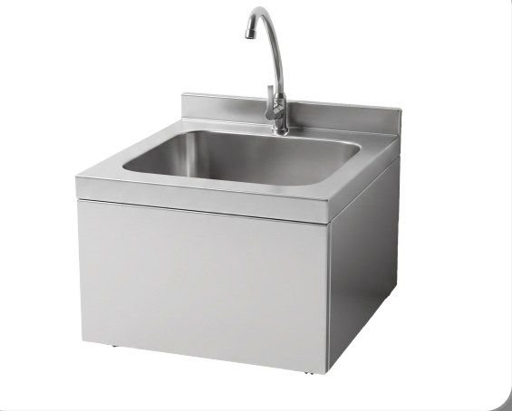 Knee-Operated Hand-Wash Sink